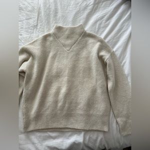 Wool blend pullover sweater